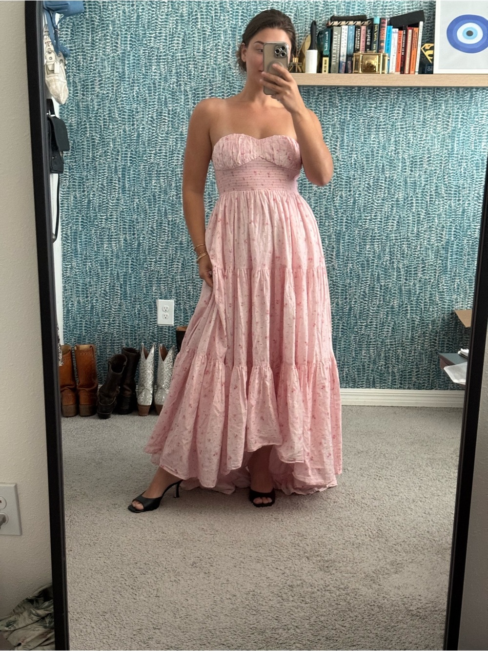 Amy Jay London Strapless Posey Maxi Dress